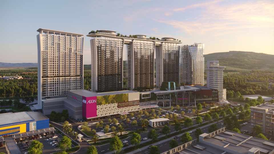 apartemen terintegrasi dengan AEON Mall di sentul city